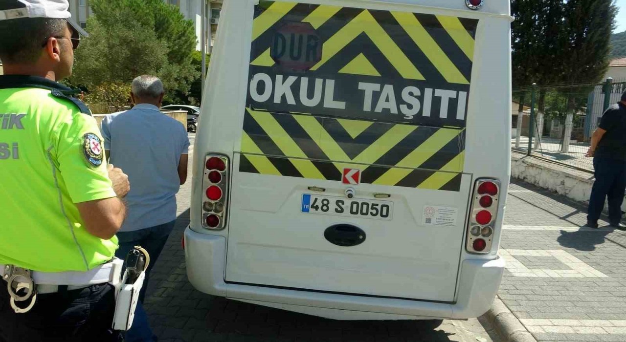 Menteşede okul servisleri denetleniyor