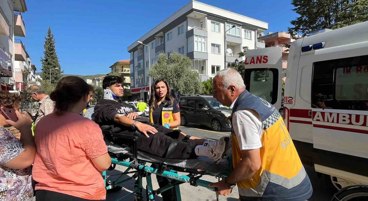 Menteşede trafik kazası: 1 yaralı