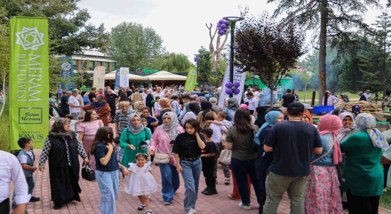 Meram Bağında kazanlar dördüncü kez kuruldu