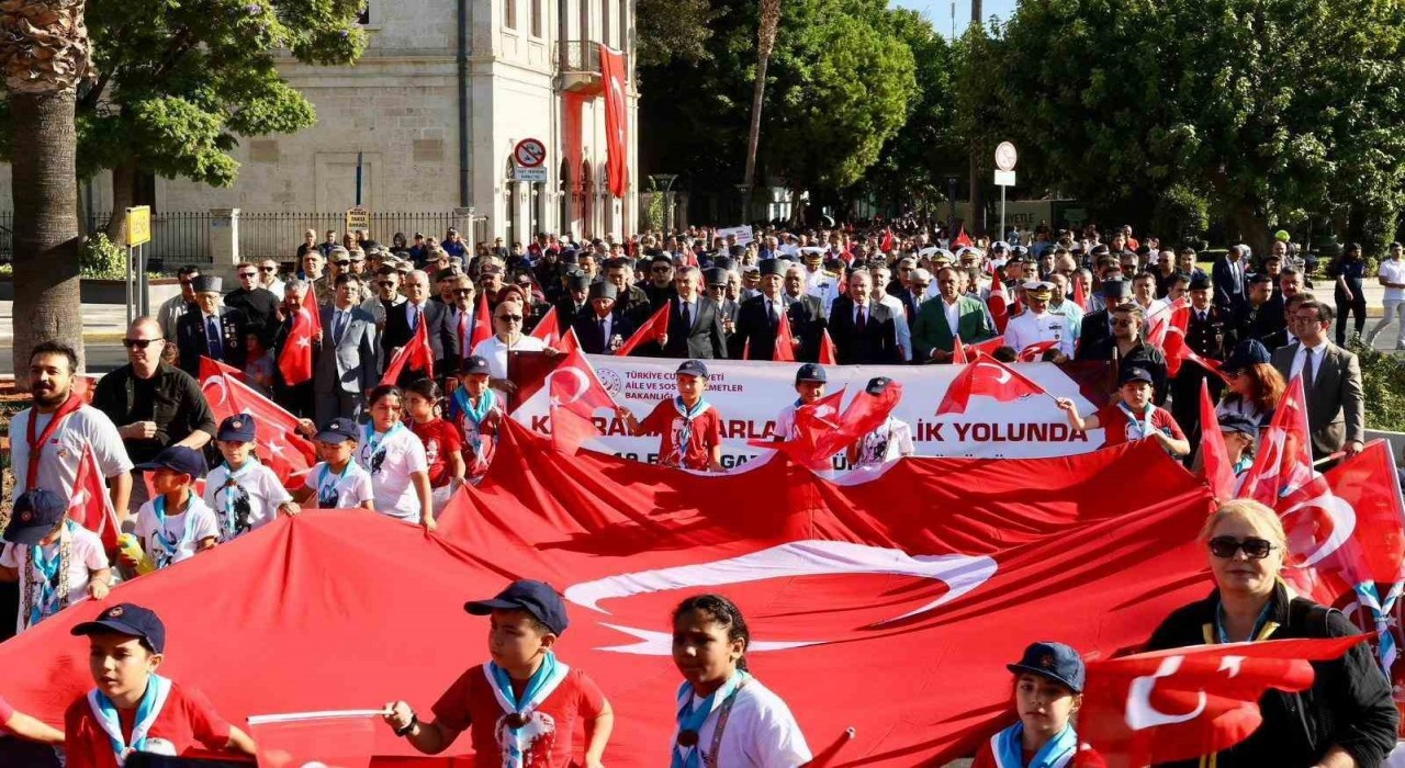 Mersinde 19 Eylül Gaziler Günü coşkuyla kutlandı