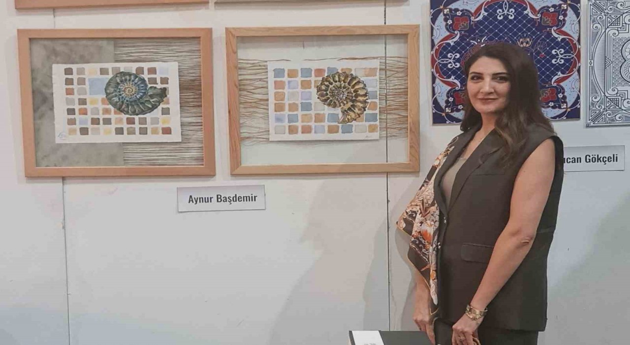 Mersinli sanatçının doğadan sanata çalışması büyük ilgi gördü