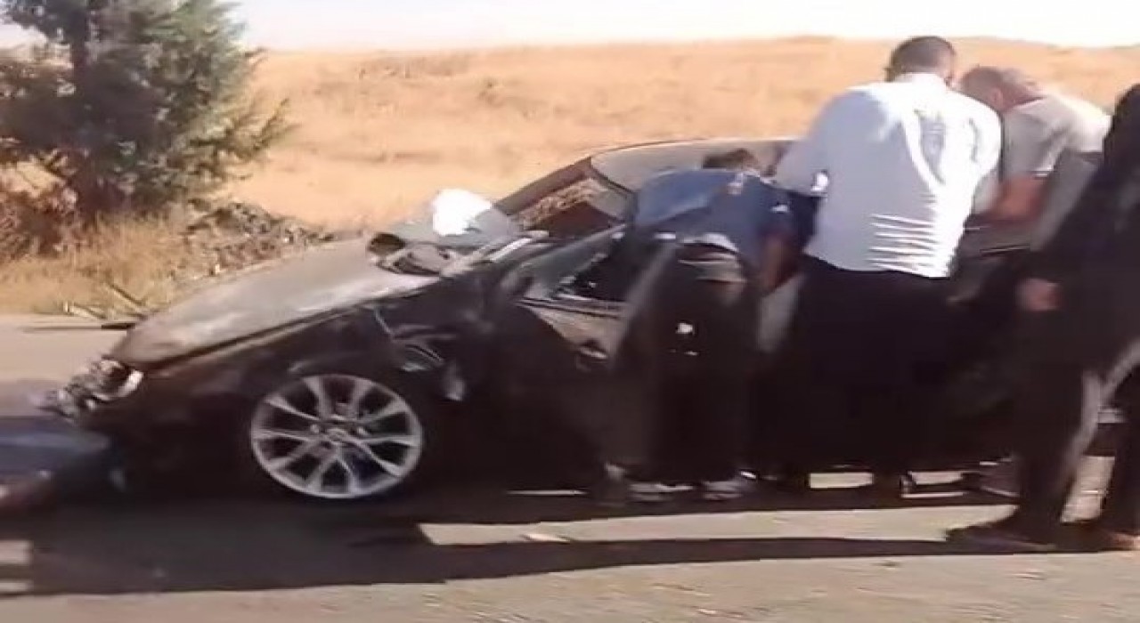 Merzifonda otomobil takla attı: 1 yaralı