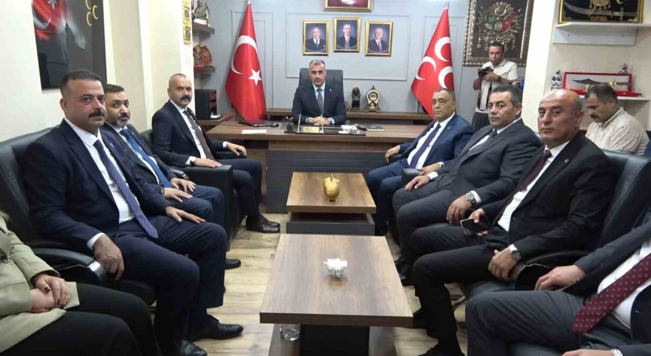 MHP heyeti Terörsüz Türkiye toplantıları çerçevesinde Kiliste