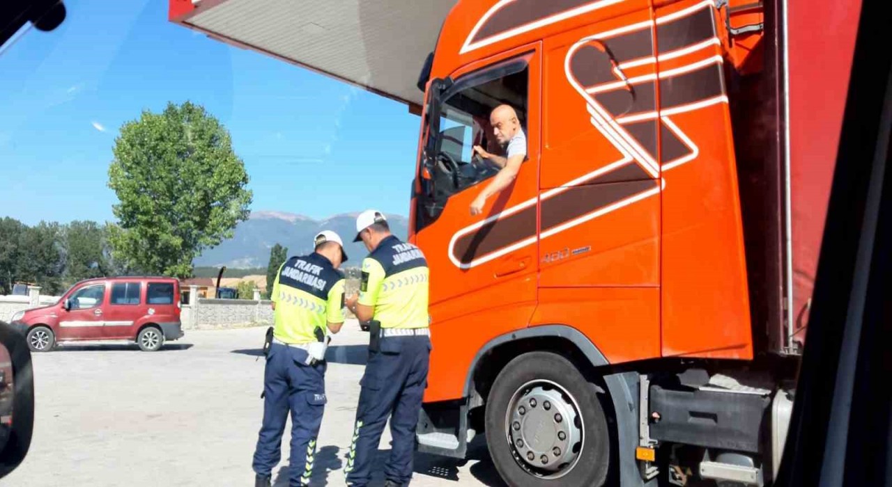 Mudurnu-Nallıhan kara yolunda sıkı denetim