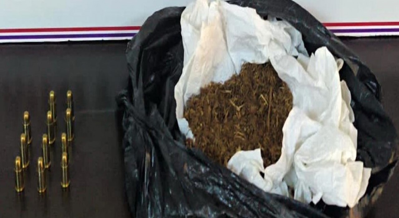 Muratlıda uyuşturucu ve mermi ele geçirildi