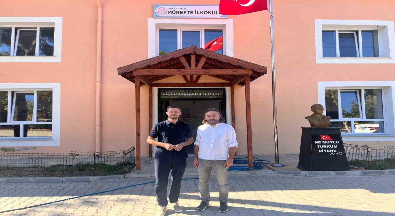 Müreftedeki iki okula yazıcı desteği