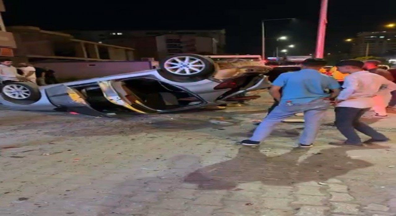 Muş-Bitlis yolunda kaza: Otomobil takla attı, 1 yaralı