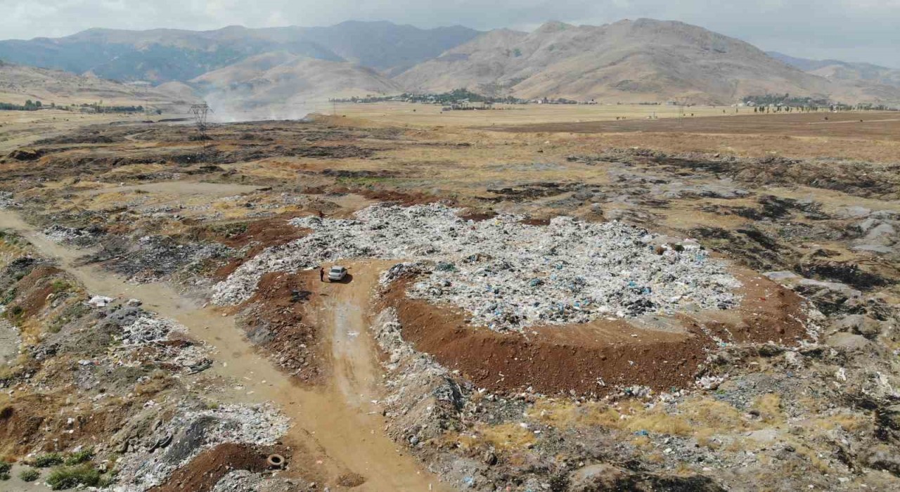 Muşta çöp döküm alanına tepki