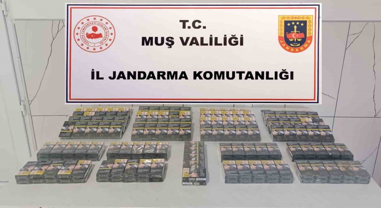 Muşta kaçak sigara operasyonu