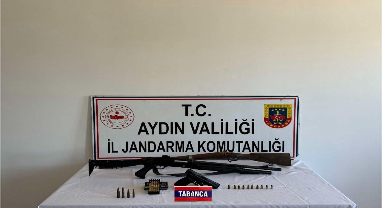 Nazillide jandarmadan silah operasyonu