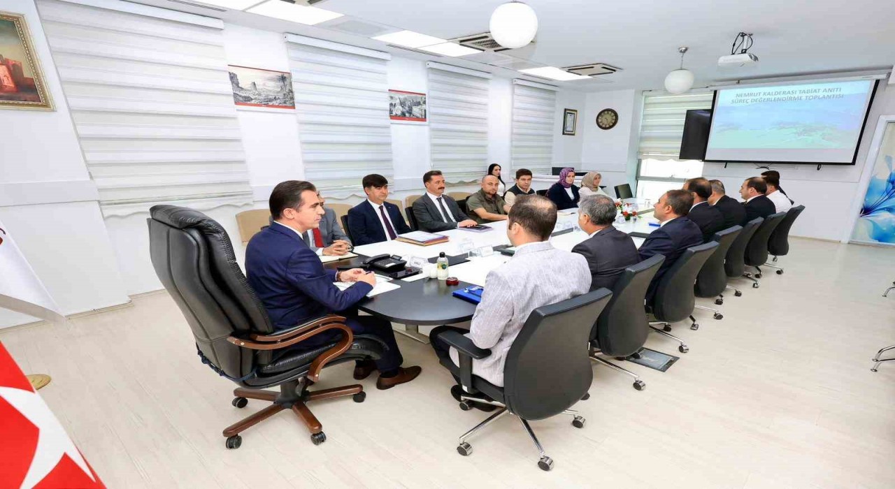 Nemrut Kalderasının ulaşım ve alt yapı hizmetleri ele alındı