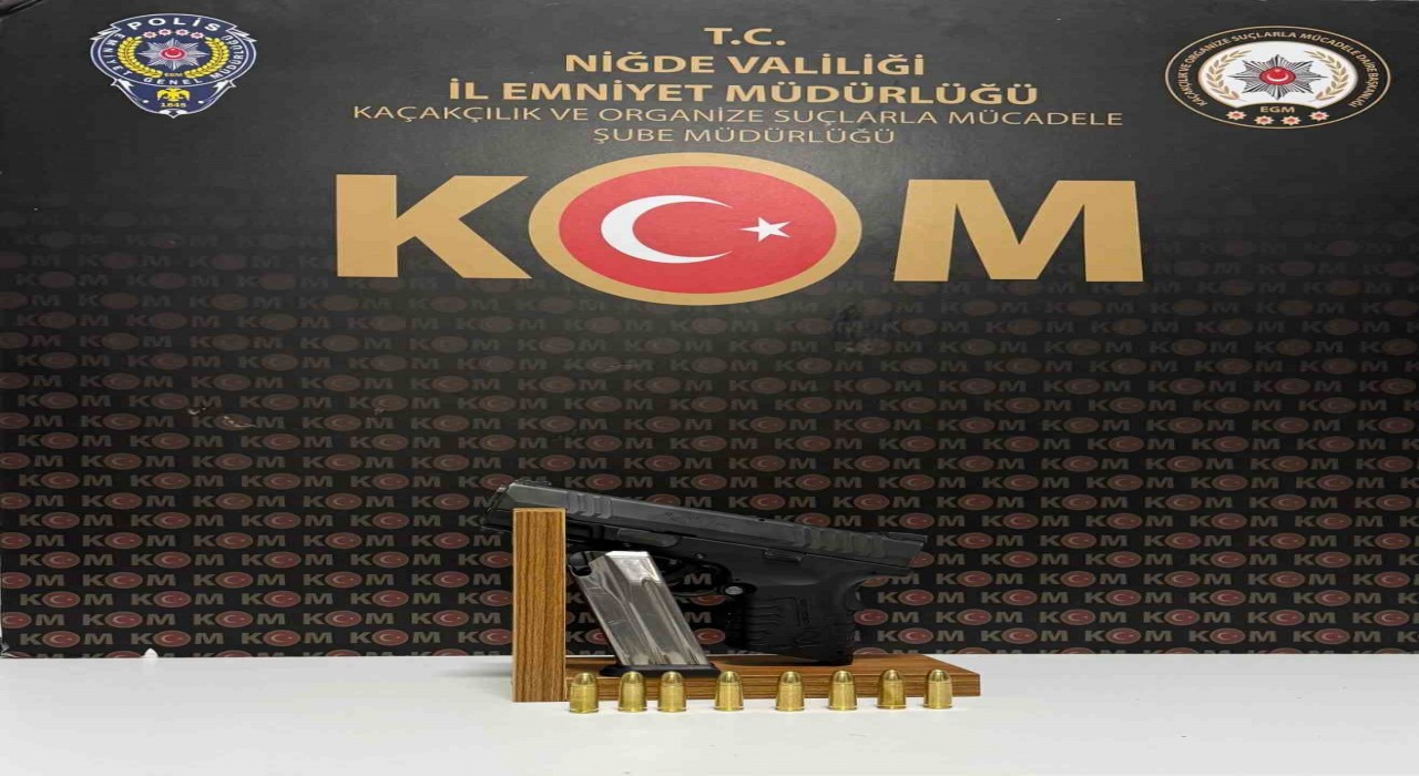 Niğdede ruhsatsız silah operasyonu: 2 tutuklama