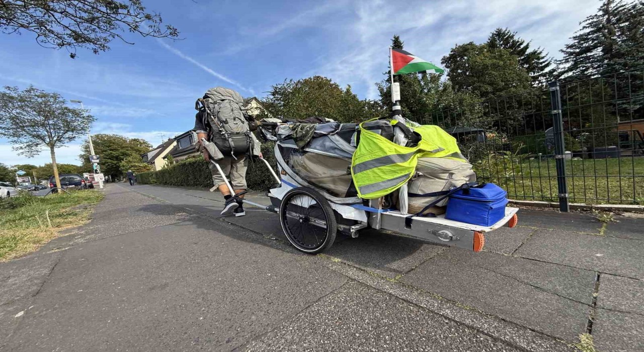 Norveçten Gazzeye yürüyen Kim: Herkes Filistin halkı için en azından bir şey yapmalı