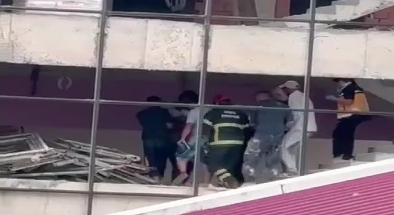 Orduda kültür merkezi inşaatında iş kazası: 1 yaralı