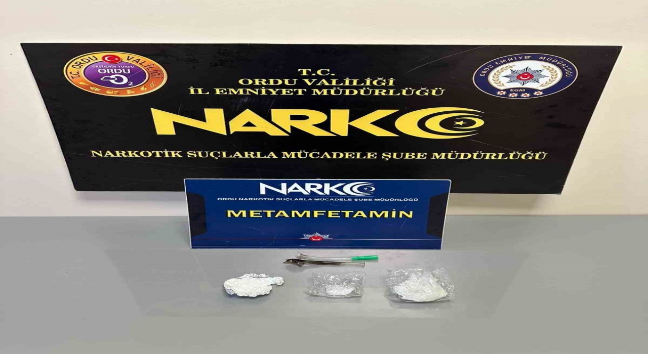 Orduda uyuşturucu operasyonları: 1 tutuklama