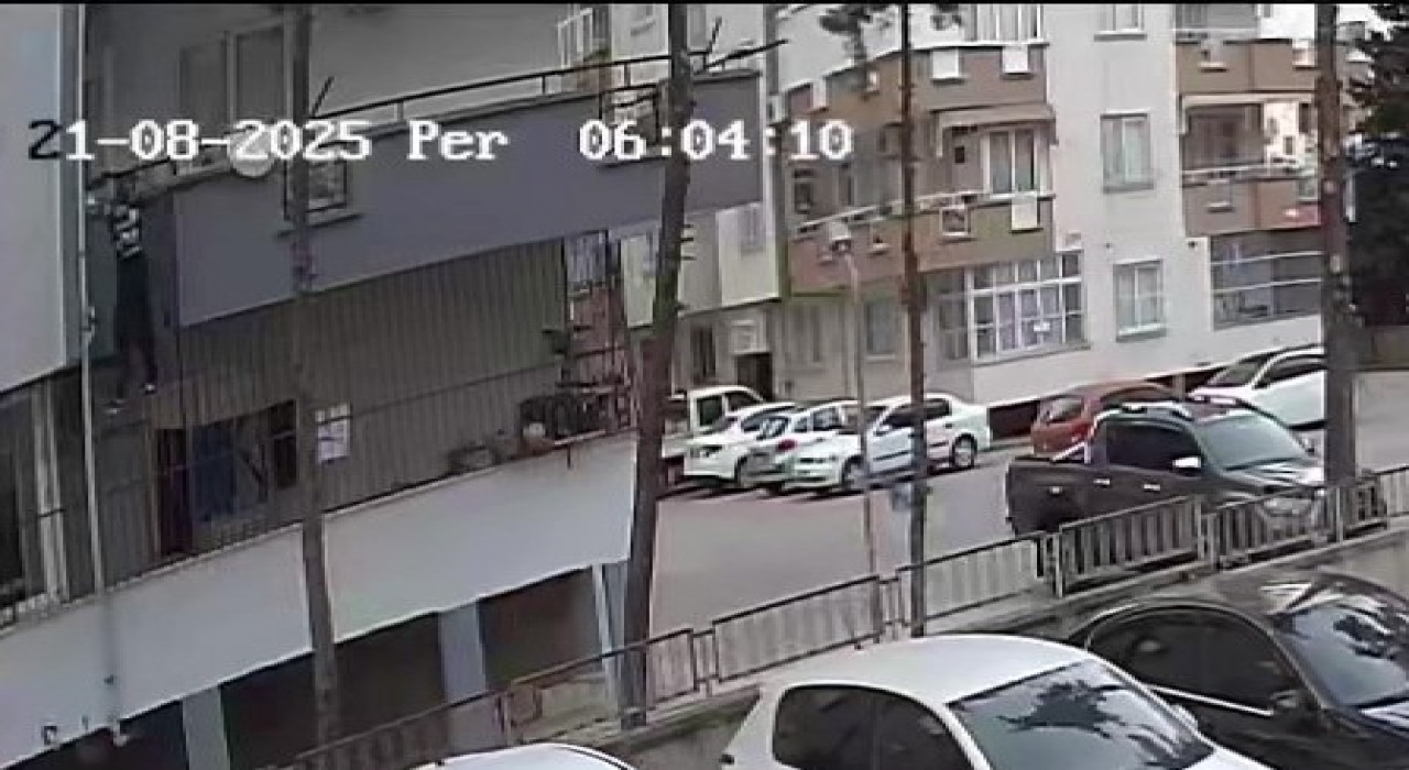 Örümcek gibi binaya tırmanan hırsız: Ben basit bir kuryeyim