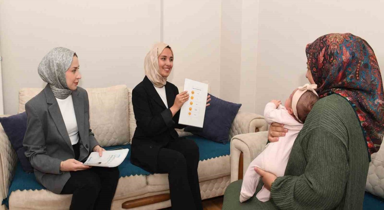 Osmangazi Belediyesi yeni doğum yapan annelerin yanında