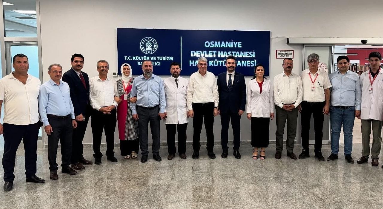 Osmaniye Devlet Hastanesi’nde Halk Kütüphanesi Hizmete Açıldı