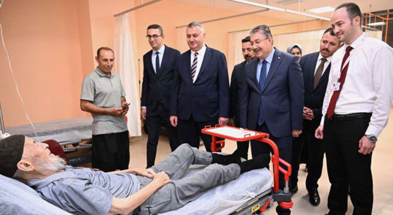Osmaniye Valisi Yılmaz, Düziçi Devlet Hastanesinde İncelemelerde Bulundu