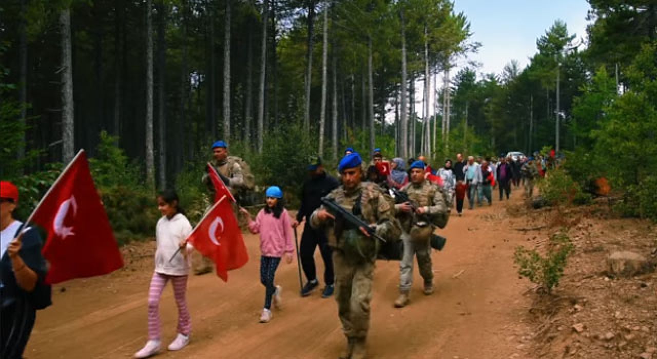 Osmaniye’de Zafer Yürüyüşü Keldaz Zirvesi’nde Son Buldu