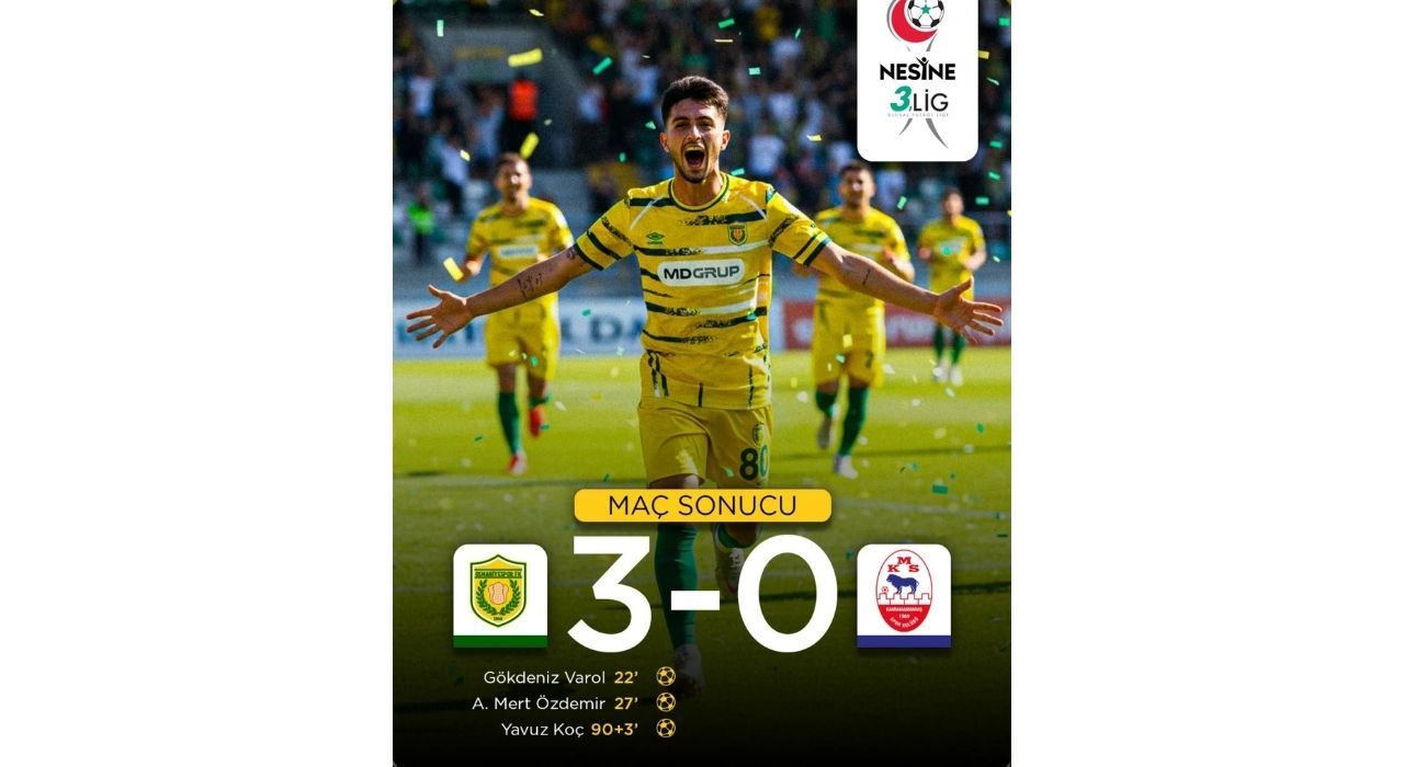 Osmaniyespor FK, Kahramanmaraşspor’u 3-0 Mağlup Etti