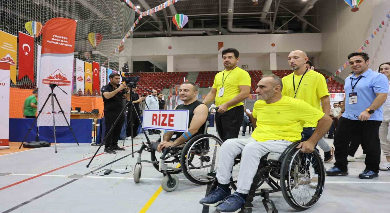 Para Tırmanış Türkiye Şampiyonası Nevşehirde başladı