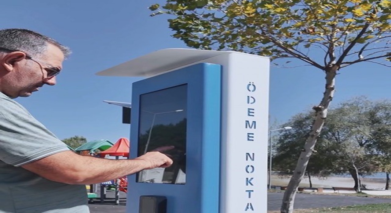 Pelitözü Gölparkta insansız ödeme sistemi dönemi başladı