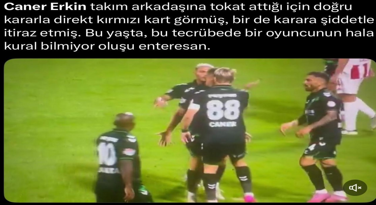 Sakaryasporda tokat olayının cezası belli oldu!