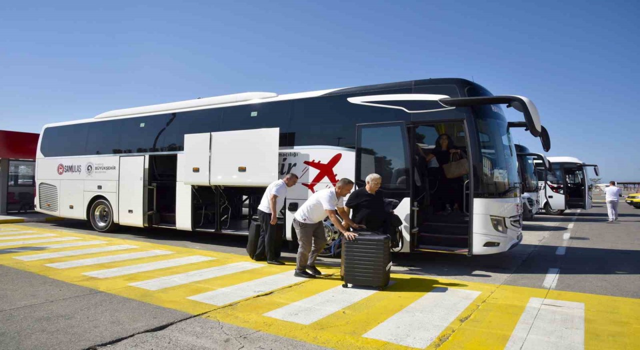SAMAIR ile 260 bin yolcu havalimanına ulaştırıldı