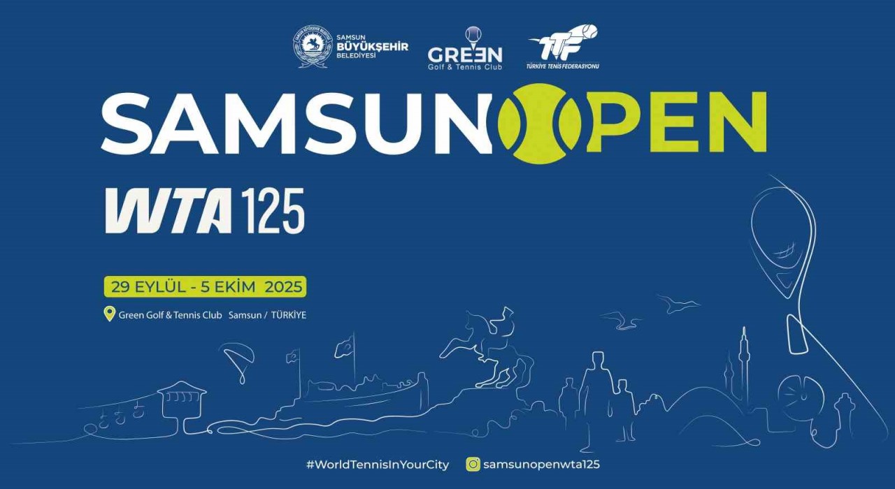 Samsun Uluslararası Open Wta Tenis Turnuvası başlıyor