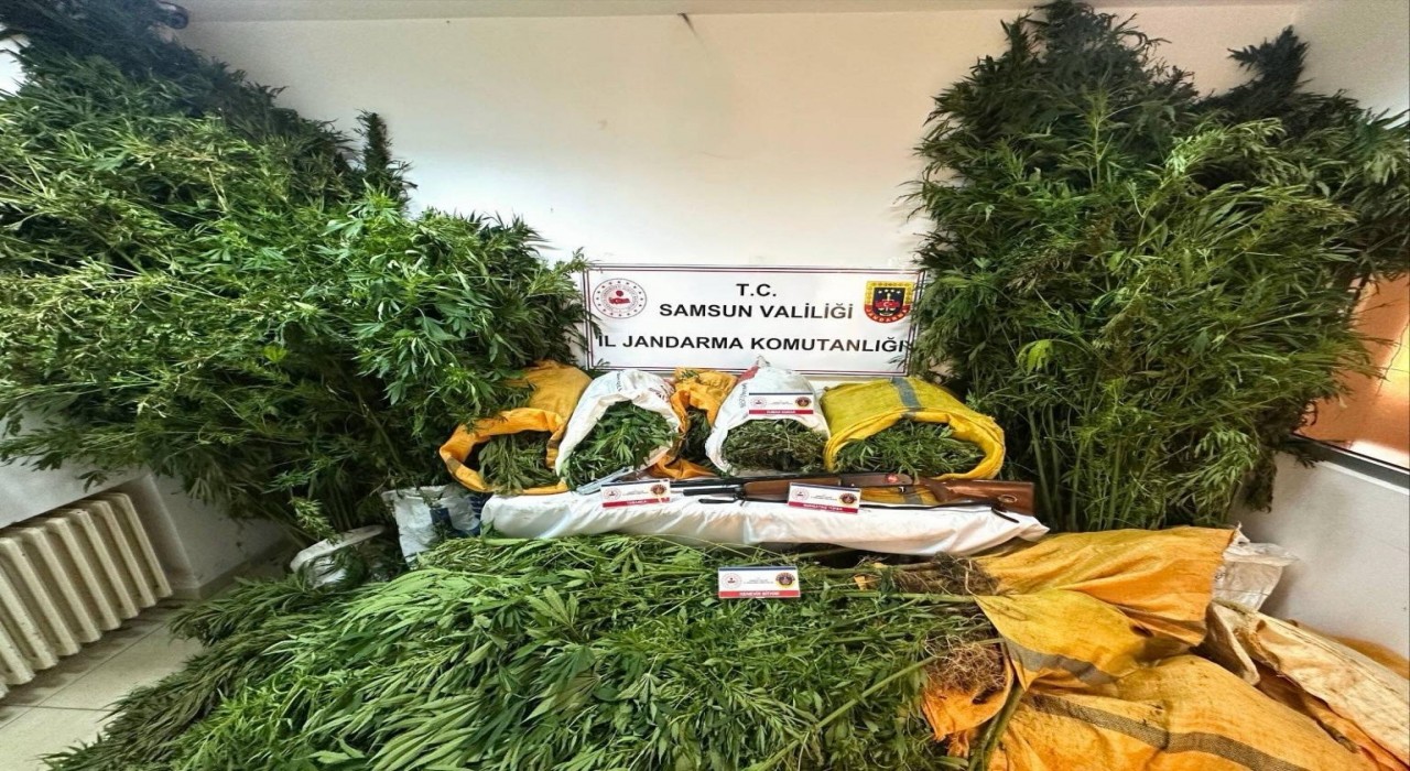 Samsunda 57 kilo 955 gram kubar esrar ele geçti