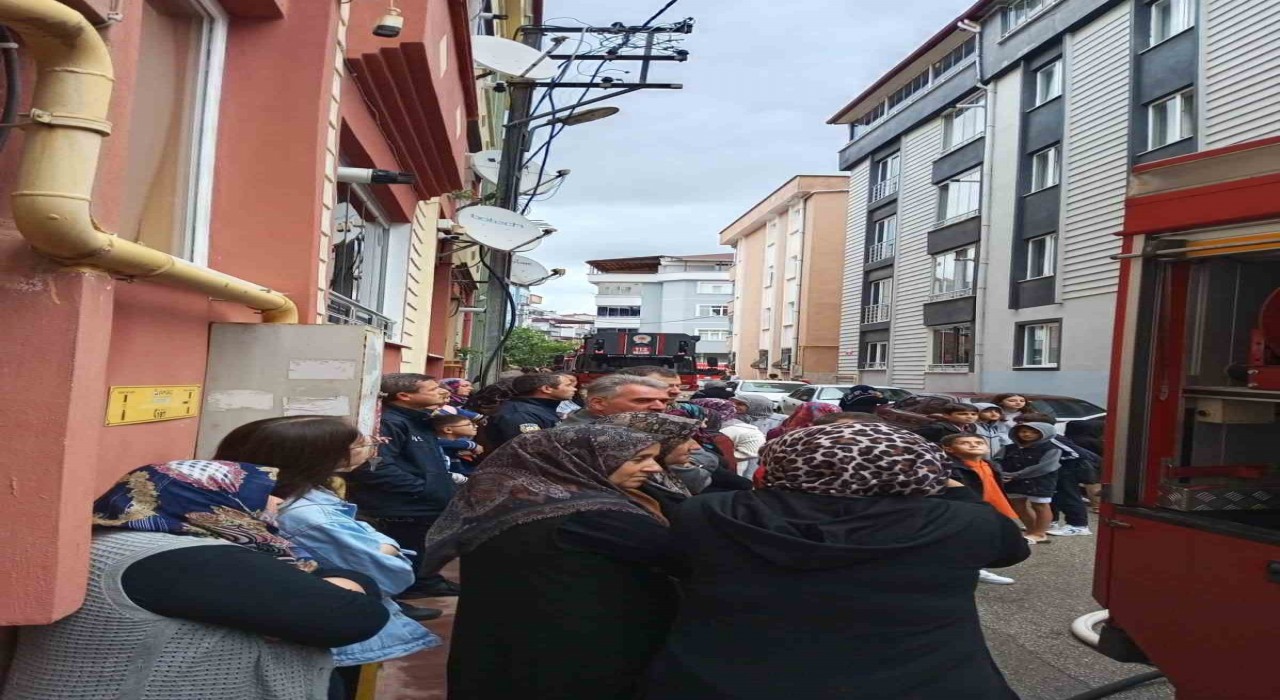 Samsunda kombi patlaması korkuttu