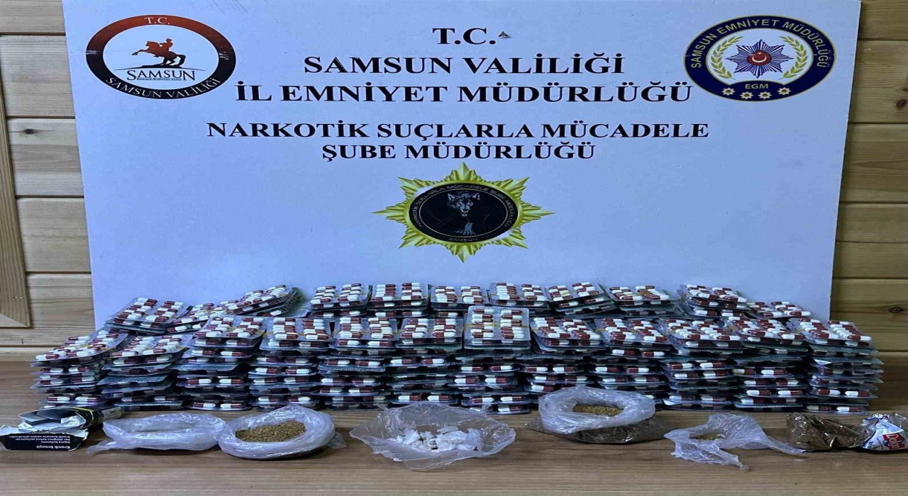 Samsunda uyuşturucu operasyonu: 3 gözaltı