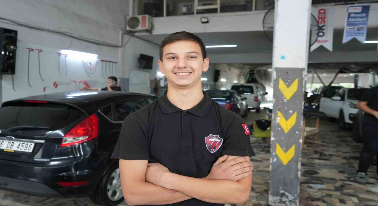 Samsunda yılın çırağı Emrullah: Sanayiye başlayacaklar korkmasın