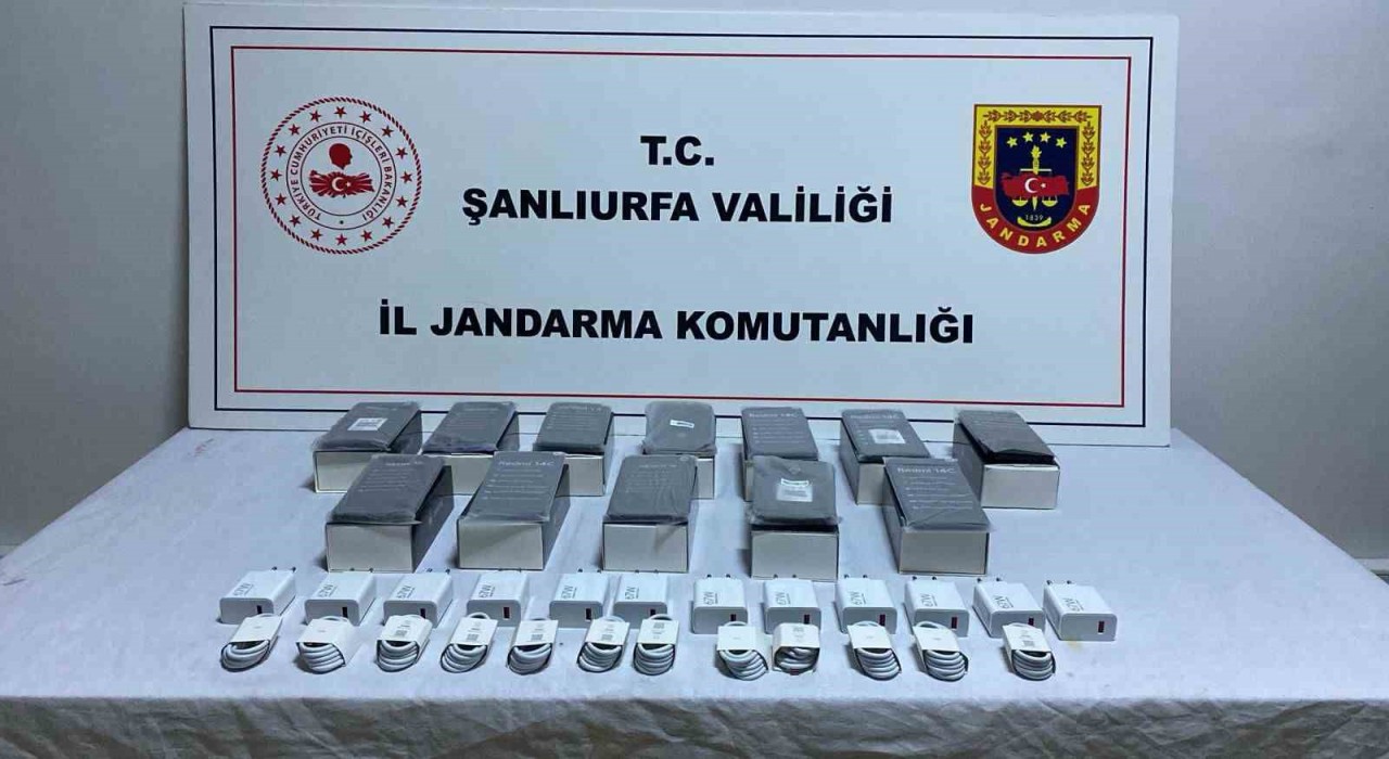 Şanlıurfada kaçak cep telefonu operasyonu