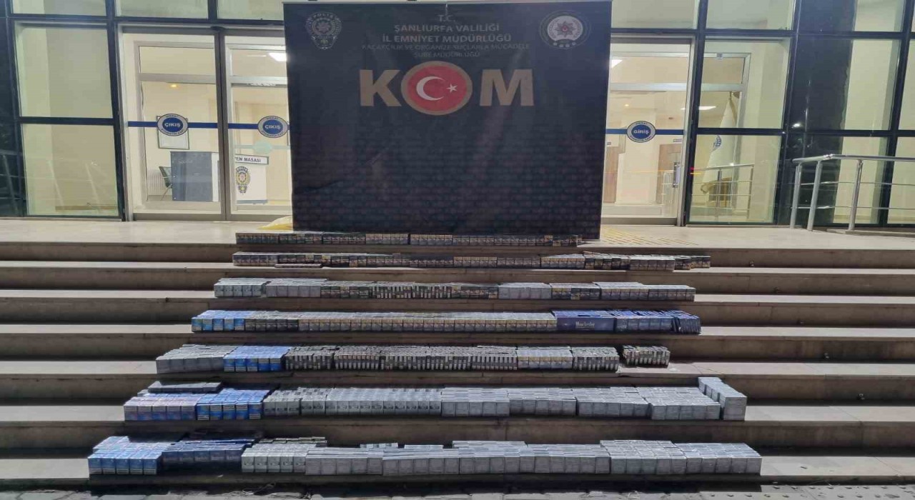 Şanlıurfada kaçakçılık operasyonlarında 2 tutuklama