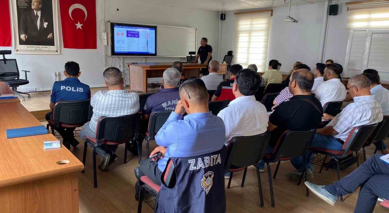 Sarıgölde afete hazırlık eğitimi verildi