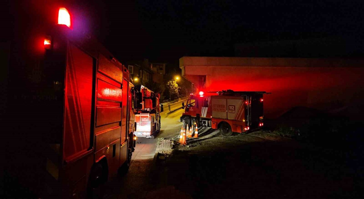 Sarıyerde otelde korkutan yangın