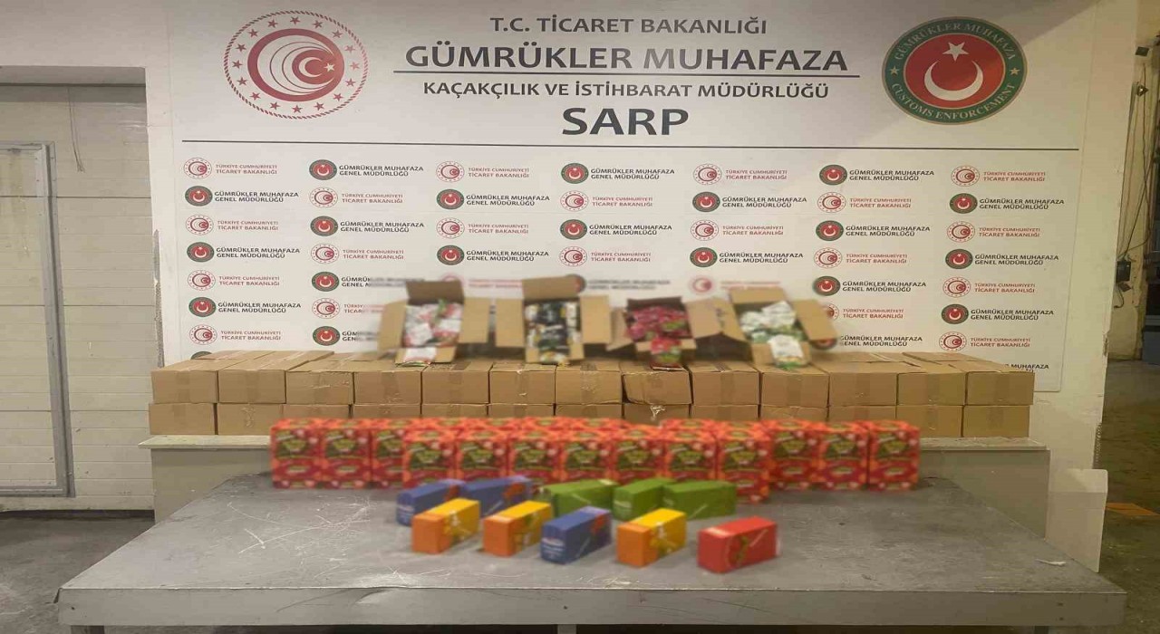 Sarp Gümrük Kapısı ve İstanbulda 601 kilo uyuşturucu ele geçirildi