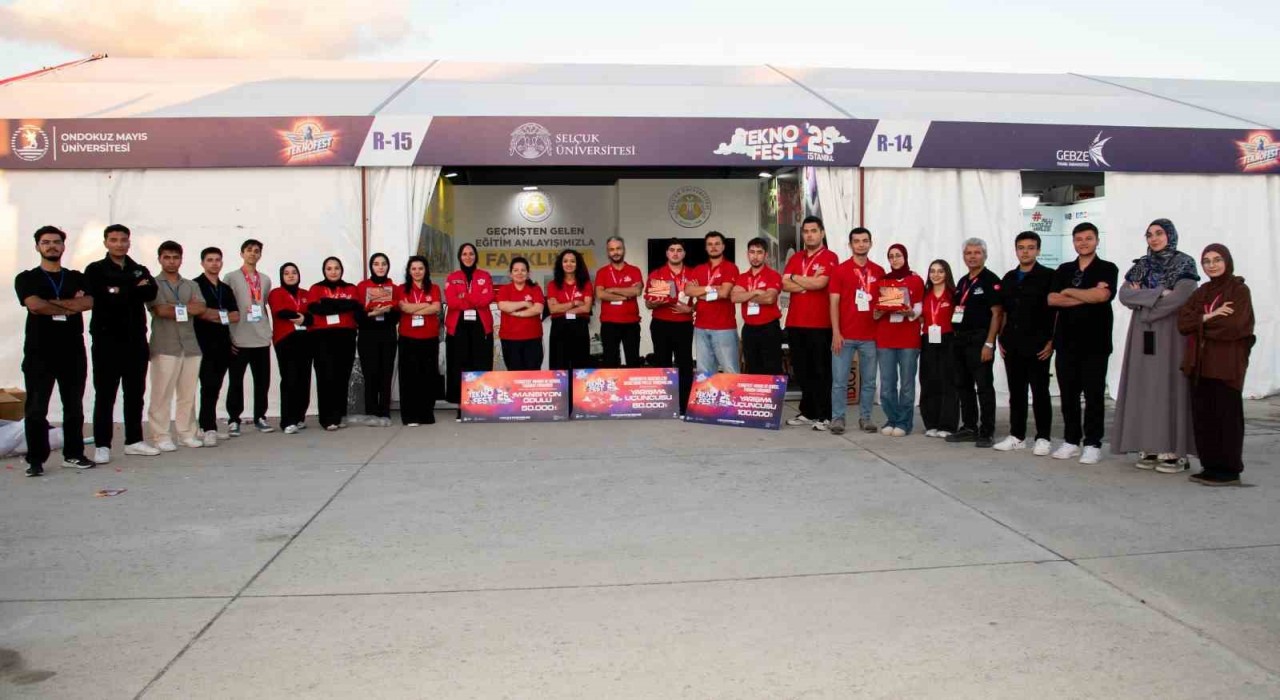 Selçuk Üniversitesi, TEKNOFEST 2025i 4 ödülle tamamladı