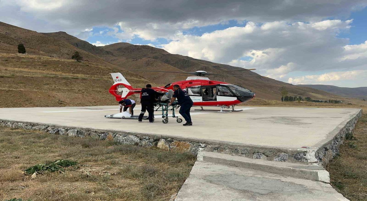 Serebrovasküler hasta ambulans helikopterle Vana sevk edildi