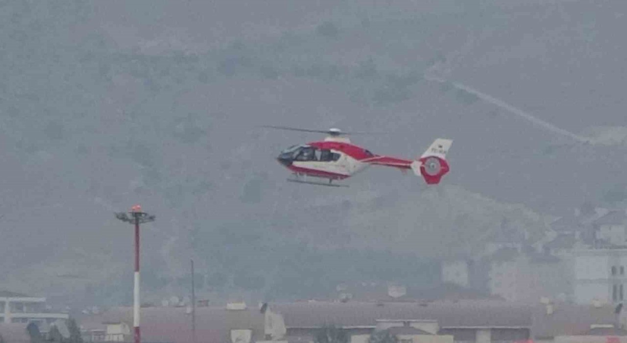 Serebrovasküler hastası şahıs ambulans helikopter ile Vana getirildi