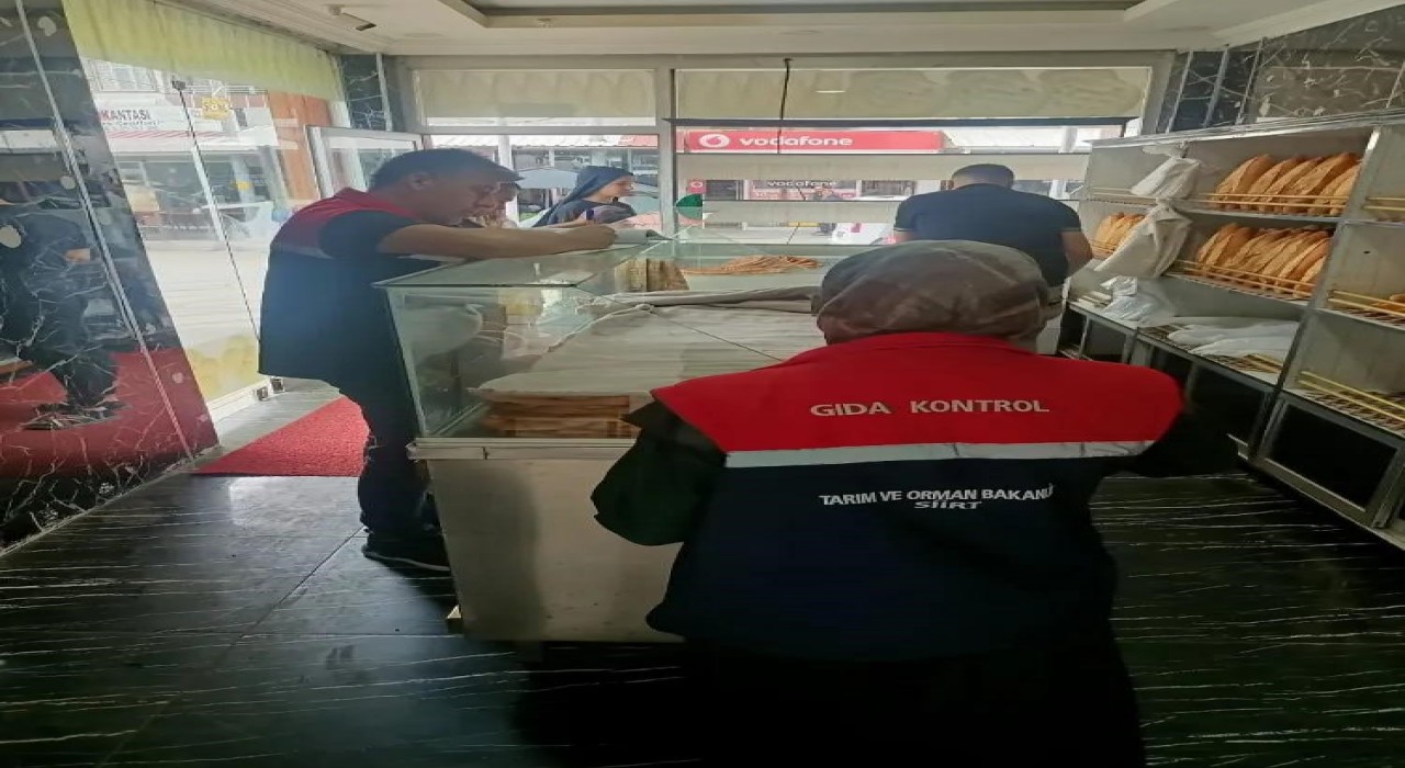 Siirtte fırınlara sıkı denetim: Mevzuata aykırı hareket eden 5 fırına 526 bin lira ceza kesildi