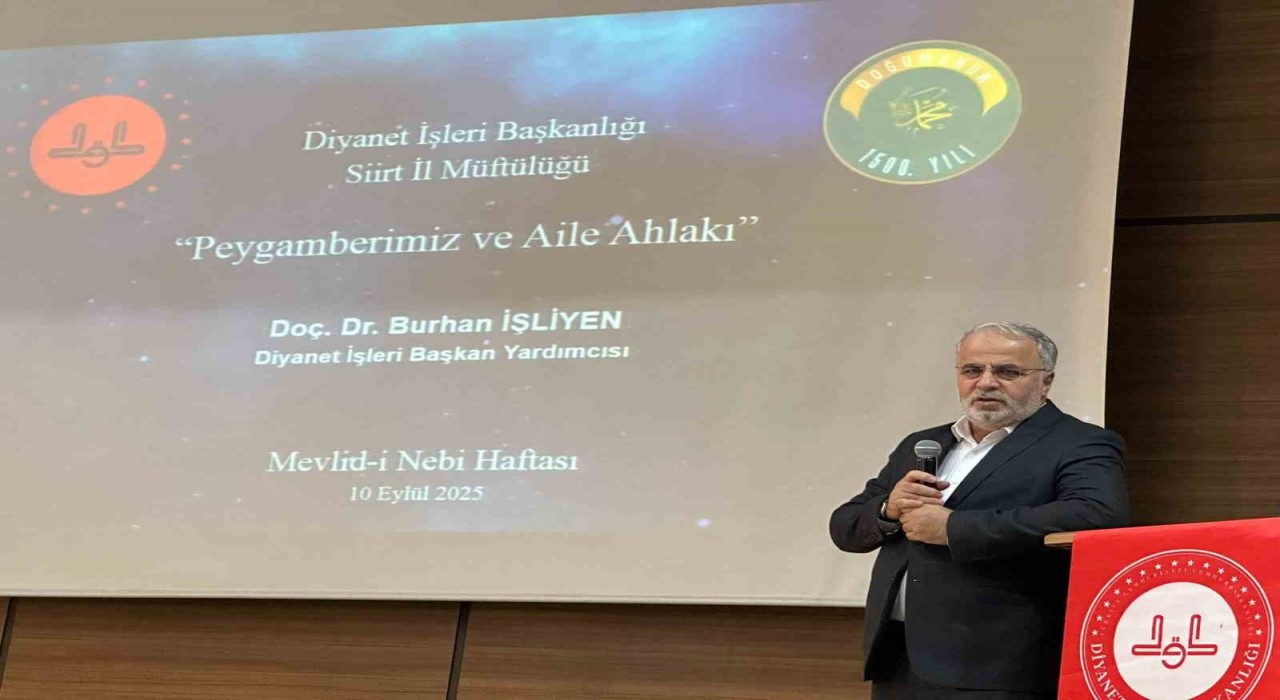 Siirtte Hz. Peygamber ve Aile Ahlakı konulu konferans düzenlendi