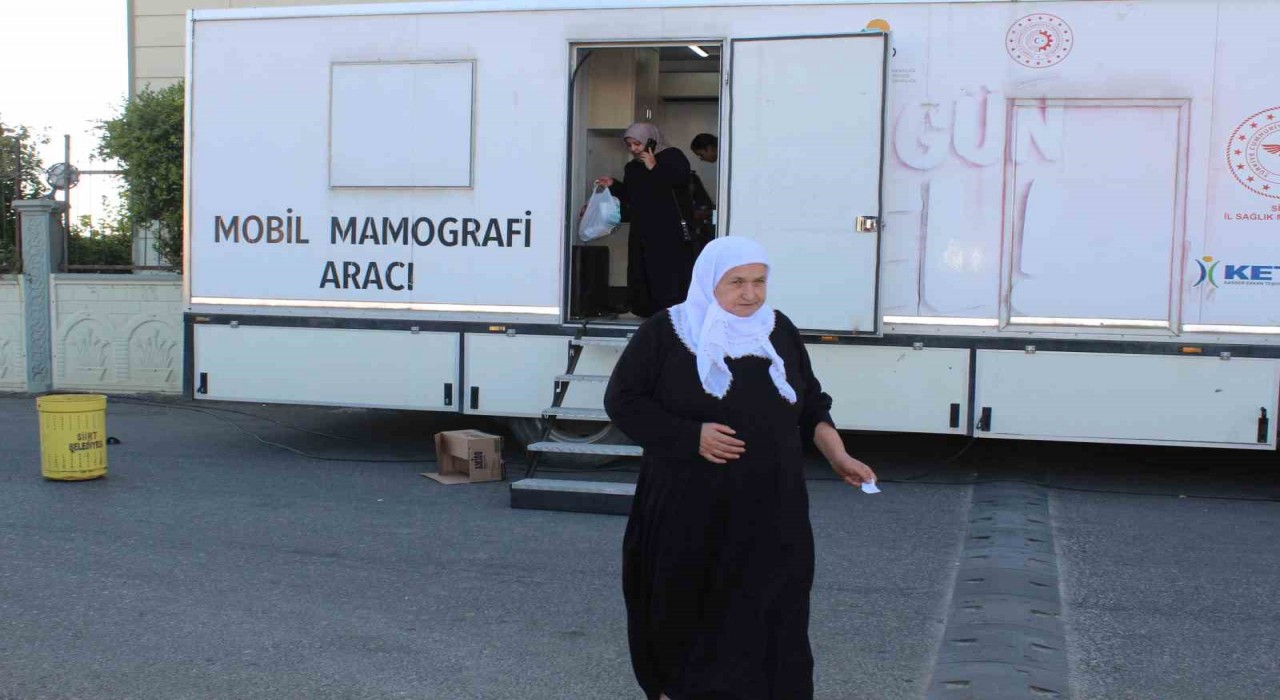 Siirtte vatandaşlara kanser taraması hizmeti