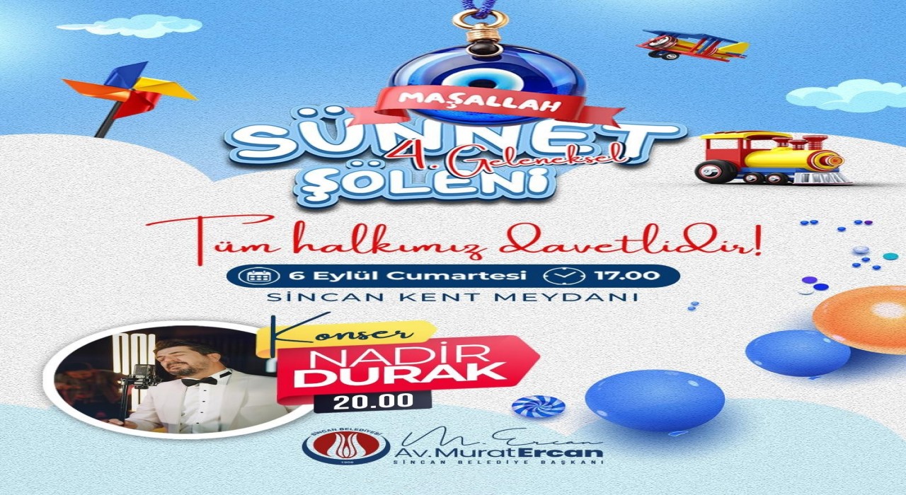 Sincan Belediyesinden 4üncü Geleneksel Sünnet Şöleni