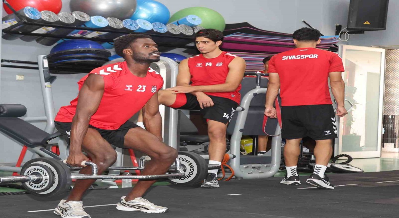 Sivassporda Sarıyer maçının hazırlıkları sürüyor