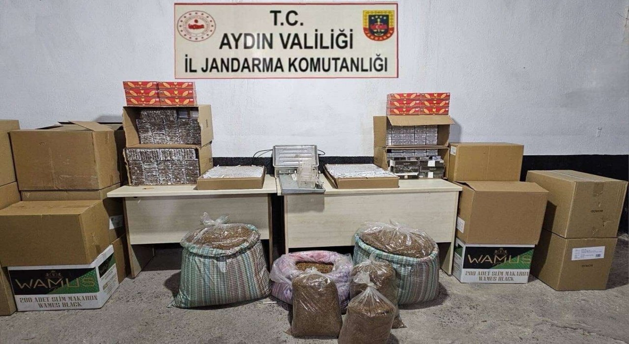 Sökede kaçak tütün operasyonu