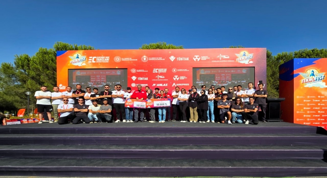 SUBÜye elektrikli araç yarışlarında 3 ödül