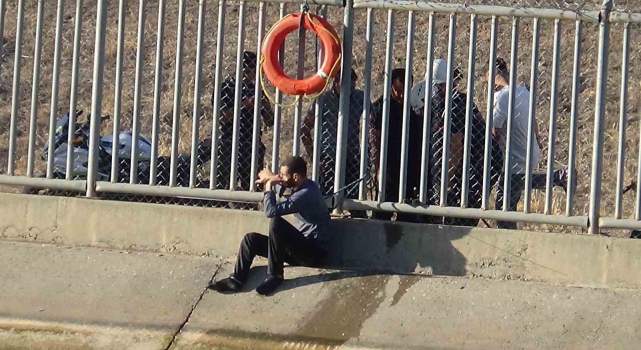 Sulama kanalında can pazarı